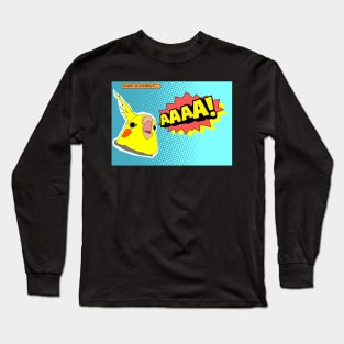 Birb Comic AAAAAA Long Sleeve T-Shirt